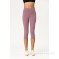 3/4 lengte hoge taille yogabroek